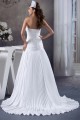 Beautiful Soft Sweetheart Chiffon Satin Sleeveless Wedding Dresses 2030634