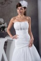 Beautiful Soft Sweetheart Chiffon Satin Sleeveless Wedding Dresses 2030634
