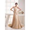 Beautiful Taffeta Mermaid/Trumpet Sleeveless Strapless Wedding Dresses 2030637