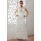 Beautiful V-Neck A-Line Organza Taffeta Wedding Dresses 2030639