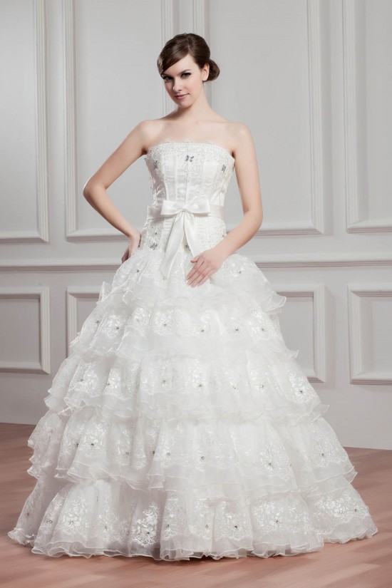 Breathtaking Ball Gown Lace Organza Taffeta Sleeveless Wedding Dresses 2030641 Breathtaking Ball Gown Lace Organza Taffeta Sleeveless Wedding Dresses 2030641