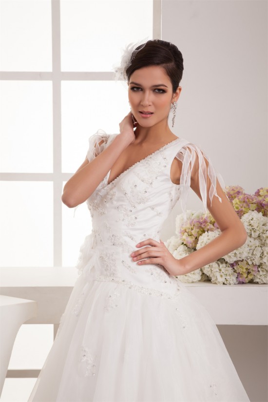 Breathtaking Ball Gown V-Neck Organza Taffeta New Arrival Wedding Dresses 2030643 Breathtaking Ball Gown V-Neck Organza Taffeta New Arrival Wedding Dresses 2030643