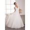 Breathtaking Ball Gown V-Neck Organza Taffeta New Arrival Wedding Dresses 2030643