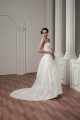 Breathtaking Satin Sleeveless Sweetheart A-Line Wedding Dresses 2030644