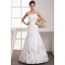 Charming A-Line Strapless Taffeta Sleeveless Wedding Dresses 2030650