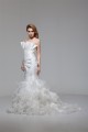 Charming Strapless Satin Organza Mermaid/Trumpet Beaded Wedding Dresses 2030652 Charming Strapless Satin Organza Mermaid/Trumpet Beaded Wedding Dresses 2030652