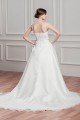 Charming V-Neck Sleeveless Satin Organza A-Line Wedding Dresses 2030653 Charming V-Neck Sleeveless Satin Organza A-Line Wedding Dresses 2030653