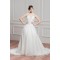 Charming V-Neck Sleeveless Satin Organza A-Line Wedding Dresses 2030653