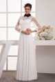 Chiffon Fine Netting A-Line Long Sleeve Beaded Lace Wedding Dresses 2030654