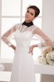 Chiffon Fine Netting A-Line Long Sleeve Beaded Lace Wedding Dresses 2030654