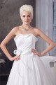 Chiffon Satin Silk like Satin A-Line Sleeveless Most Beautiful Wedding Dresses 2030655