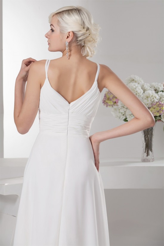 Chiffon Silk like Satin A-Line Sleeveless Beaded Wedding Dresses 2030656 Chiffon Silk like Satin A-Line Sleeveless Beaded Wedding Dresses 2030656