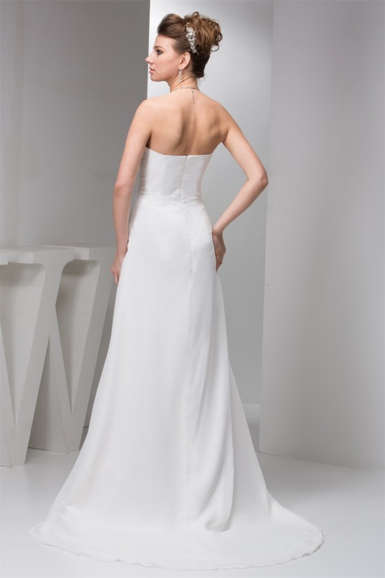Chiffon Silk like Satin Sweetheart Beaded Sequin Sweet Wedding Dresses 2030658 Chiffon Silk like Satin Sweetheart Beaded Sequin Sweet Wedding Dresses 2030658