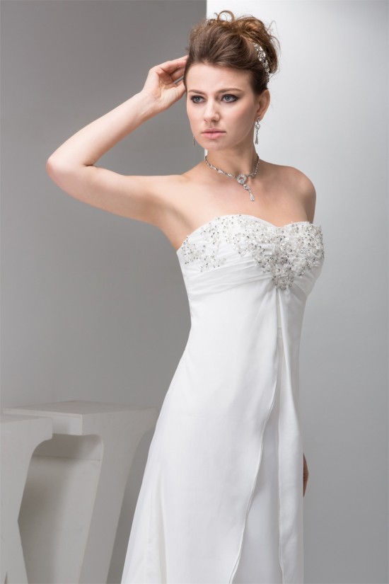 Chiffon Silk like Satin Sweetheart Beaded Sequin Sweet Wedding Dresses 2030658 Chiffon Silk like Satin Sweetheart Beaded Sequin Sweet Wedding Dresses 2030658