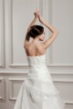 Elegant A-Line Strapless Satin Sleeveless Best Wedding Dresses 2030664