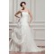 Elegant A-Line Strapless Satin Sleeveless Best Wedding Dresses 2030664