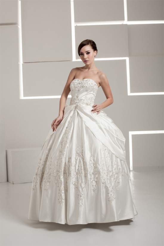Ball Gown Strapless Floor-Length Wedding Dresses 2030665 Ball Gown Strapless Floor-Length Wedding Dresses 2030665