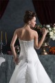 Elegant Satin Strapless A-Line Sleeveless Beaded Wedding Dresses 2030667 Elegant Satin Strapless A-Line Sleeveless Beaded Wedding Dresses 2030667