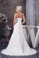 Elegant Satin Strapless Sleeveless A-Line Best Wedding Dresses 2030668