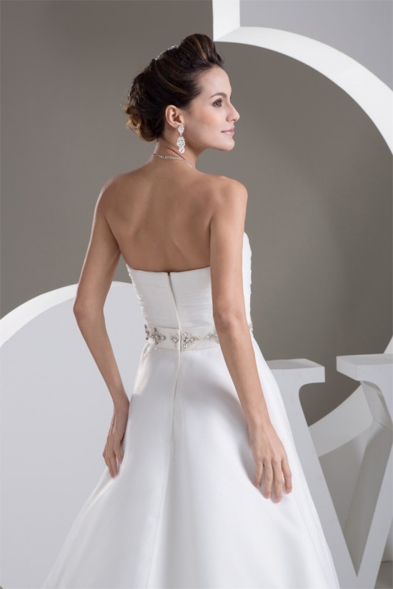 Elegant Satin Sweetheart A-Line Sleeveless Best Wedding Dresses 2030669 Elegant Satin Sweetheart A-Line Sleeveless Best Wedding Dresses 2030669