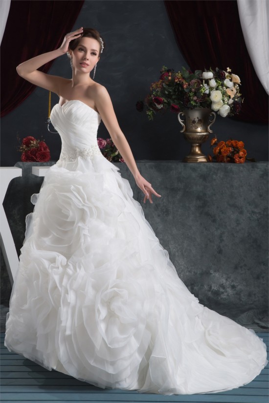 Elegant Sleeveless A-Line Sweetheart Wedding Dresses 2030671