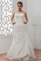Elegant Sleeveless Sweetheart Taffeta Lace A-Line Wedding Dresses 2030674 Elegant Sleeveless Sweetheart Taffeta Lace A-Line Wedding Dresses 2030674