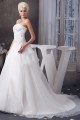 Elegant Strapless A-Line Sleeveless Satin Beaded Lace Wedding Dresses 2030676 Elegant Strapless A-Line Sleeveless Satin Beaded Lace Wedding Dresses 2030676