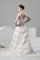 Fantastic A-Line Satin Organza Straps Lace Wedding Dresses 2030677 Fantastic A-Line Satin Organza Straps Lace Wedding Dresses 2030677