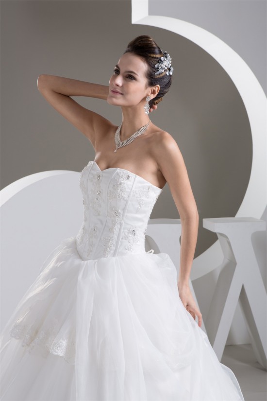 Fantastic Ball Gown Satin Sleeveless Sweetheart Wedding Dresses 2030678 Fantastic Ball Gown Satin Sleeveless Sweetheart Wedding Dresses 2030678