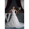Fantastic A-Line Satin Taffeta Sweetheart Sleeveless Wedding Dresses 2030679