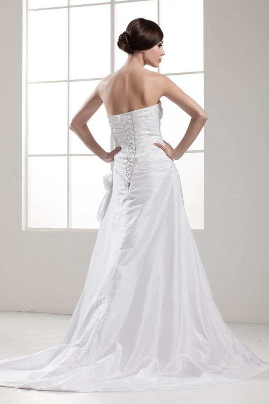 Fantastic A-Line Satin Taffeta Sweetheart Sleeveless Wedding Dresses 2030680 Fantastic A-Line Satin Taffeta Sweetheart Sleeveless Wedding Dresses 2030680