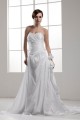 Fantastic A-Line Satin Taffeta Sweetheart Sleeveless Wedding Dresses 2030680