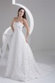 Fantastic A-Line Sleeveless Netting Strapless Wedding Dresses 2030682