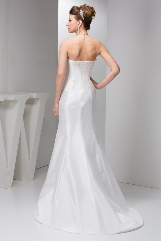Fantastic A-Line Sleeveless Sweetheart Satin Taffeta Wedding Dresses 2030683 Fantastic A-Line Sleeveless Sweetheart Satin Taffeta Wedding Dresses 2030683