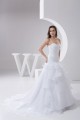 Fantastic A-Line Spaghetti Straps Sleeveless Satin Wedding Dresses 2030685