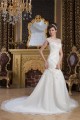 Fantastic Beaded Lace Sleeveless Portrait Wedding Dresses 2030687 Fantastic Beaded Lace Sleeveless Portrait Wedding Dresses 2030687