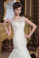 Fantastic Beaded Lace Sleeveless Portrait Wedding Dresses 2030687 Fantastic Beaded Lace Sleeveless Portrait Wedding Dresses 2030687