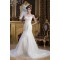 Fantastic Beaded Lace Sleeveless Portrait Wedding Dresses 2030687