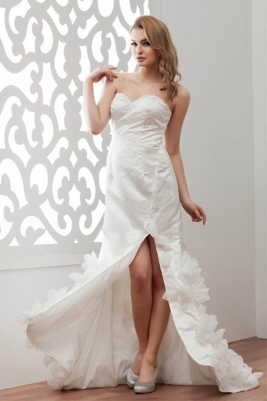 Fantastic Satin Organza A-Line Sleeveless Sweetheart Wedding Dresses 2030689 Fantastic Satin Organza A-Line Sleeveless Sweetheart Wedding Dresses 2030689