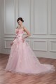 Fantastic Strapless A-Line Sleeveless Satin Organza Wedding Dresses 2030693 Fantastic Strapless A-Line Sleeveless Satin Organza Wedding Dresses 2030693