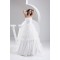 Fantastic Strapless Satin Fine Netting Sleeveless Lace Wedding Dresses 2030694
