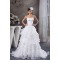 Fantastic Strapless Sleeveless A-Line Satin Wedding Dresses 2030695
