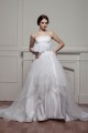 Aashionable A-Line Strapless Satin Sleeveless Sweet Wedding Dresses 2030701