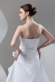 Fashionable A-Line Strapless Satin Sleeveless Wedding Dresses 2030702 Fashionable A-Line Strapless Satin Sleeveless Wedding Dresses 2030702