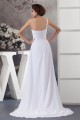 Fashionable One-Shoulder Chiffon Sleeveless A-Line Sweet Wedding Dresses 2030703 Fashionable One-Shoulder Chiffon Sleeveless A-Line Sweet Wedding Dresses 2030703