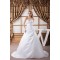 Fashionable Satin A-Line Sweetheart Sleeveless Sweet Wedding Dresses 2030704