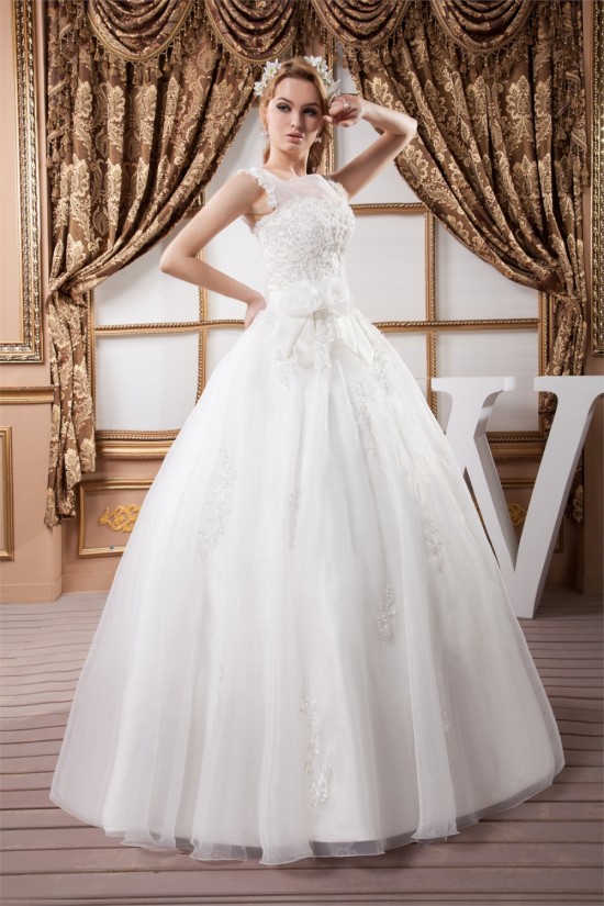 Fashionable Ball Gown Square Satin Organza Lace Wedding Dresses 2030707 Fashionable Ball Gown Square Satin Organza Lace Wedding Dresses 2030707