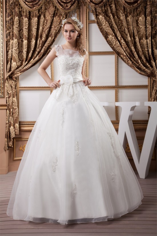 Fashionable Ball Gown Square Satin Organza Lace Wedding Dresses 2030707 Fashionable Ball Gown Square Satin Organza Lace Wedding Dresses 2030707