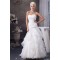 Fashionable Sweetheart Sleeveless Satin A-Line Sweet Wedding Dresses 2030709
