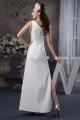 Sheath/COlumn Floor-Length Straps Wedding Dresses 2030711